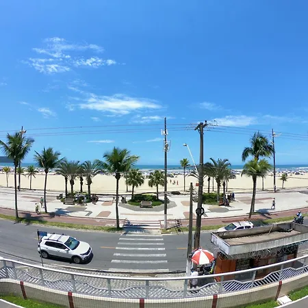 Aconchegante Apartamento Com Vista Para O Mar -Guilhermina Praia Grande  Exterior photo